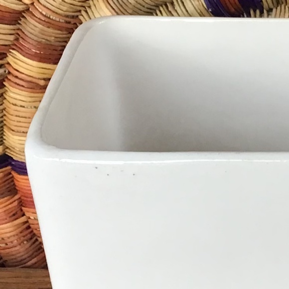 Vintage McCoy Pillow Vase Planter Cream White Rectangle Made in USA - Picture 12 of 14